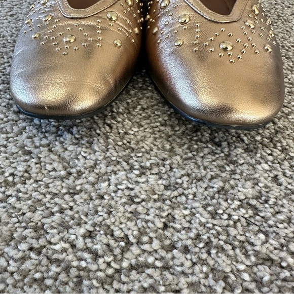 BIBI LOU Studded Mary Jane Flats Size 39 Anthropologie - Picture 6 of 13